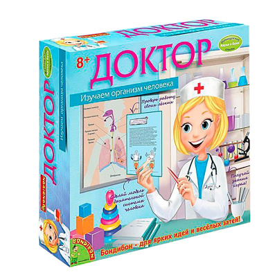 Французские опыты Науки с Буки Bondibon Доктор 15 экспериментов Bondibon ВВ1113